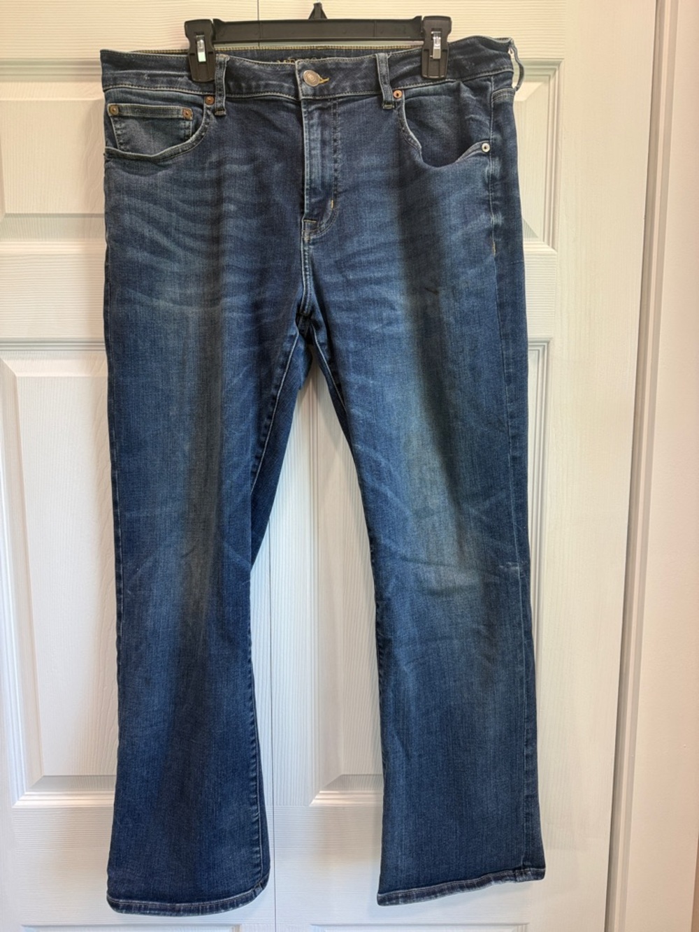 American Eagle Outfitters Mens Original Boot Cut Jeans Size 36x30 Blue Denim - Picture 3 of 6